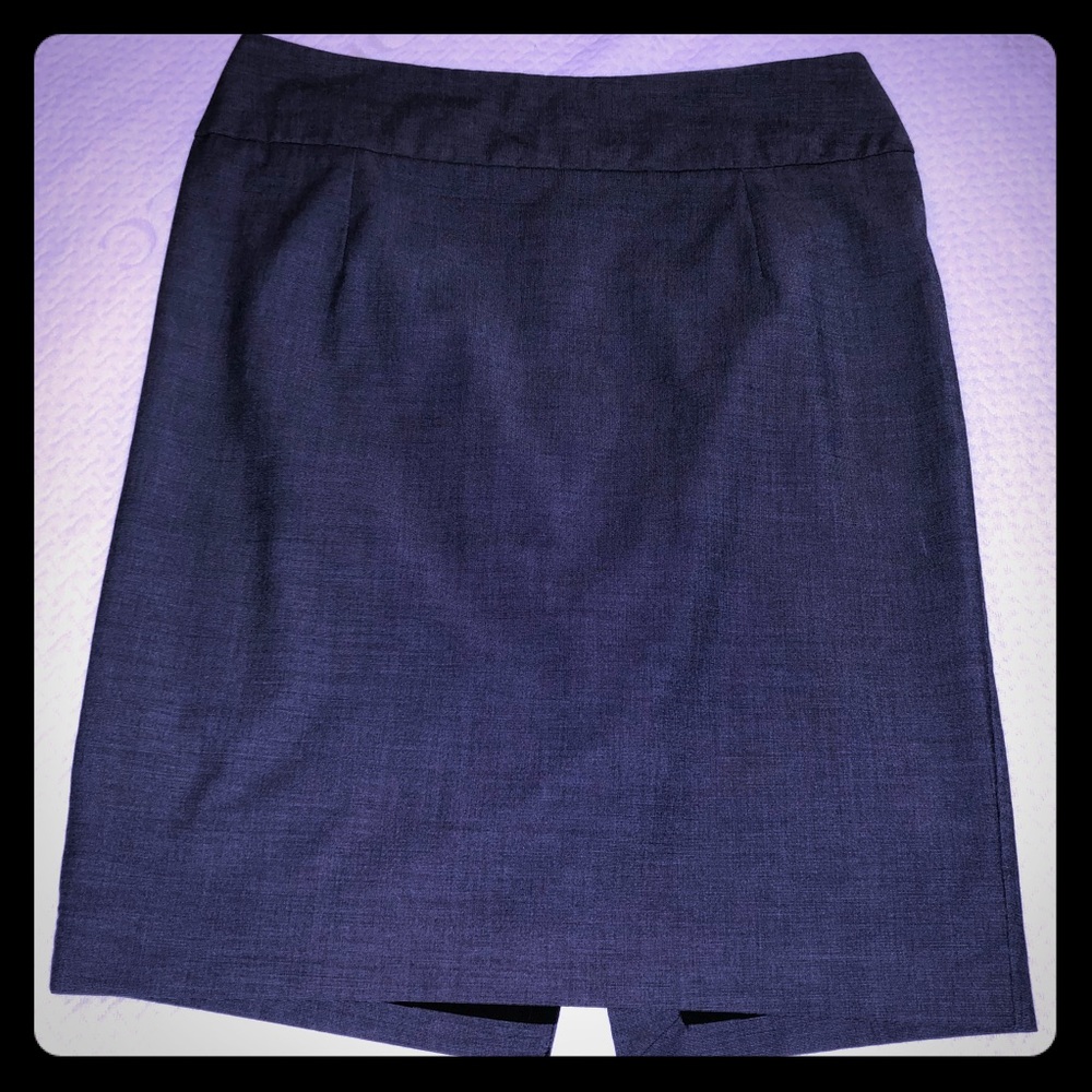 Mossimo | Navy Heather Pencil Skirt, Size 14